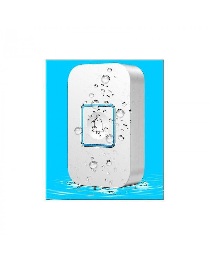 Kit de sonnette sans fil Ultra-longue portée de 400 m, résistant aux intempéries Ip55 avec lumière LED, contrôle [...]