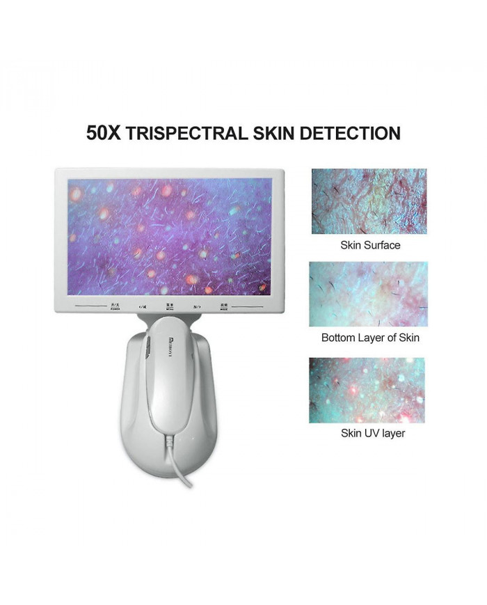 11 pouces Lcd écran peau cheveux cuir chevelu détecteur follicule pileux détecteur grossissant 200x test de microscope