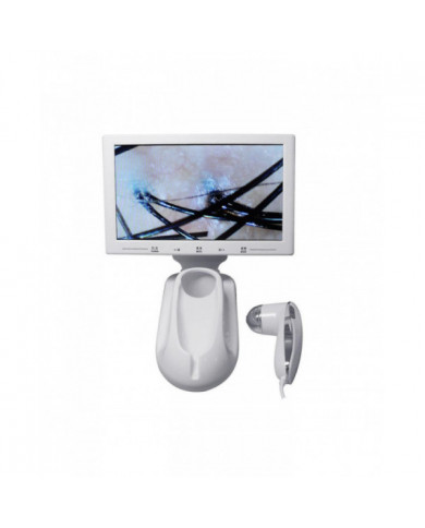 11 pouces Lcd écran peau cheveux cuir chevelu détecteur follicule pileux détecteur grossissant 200x test de microscope