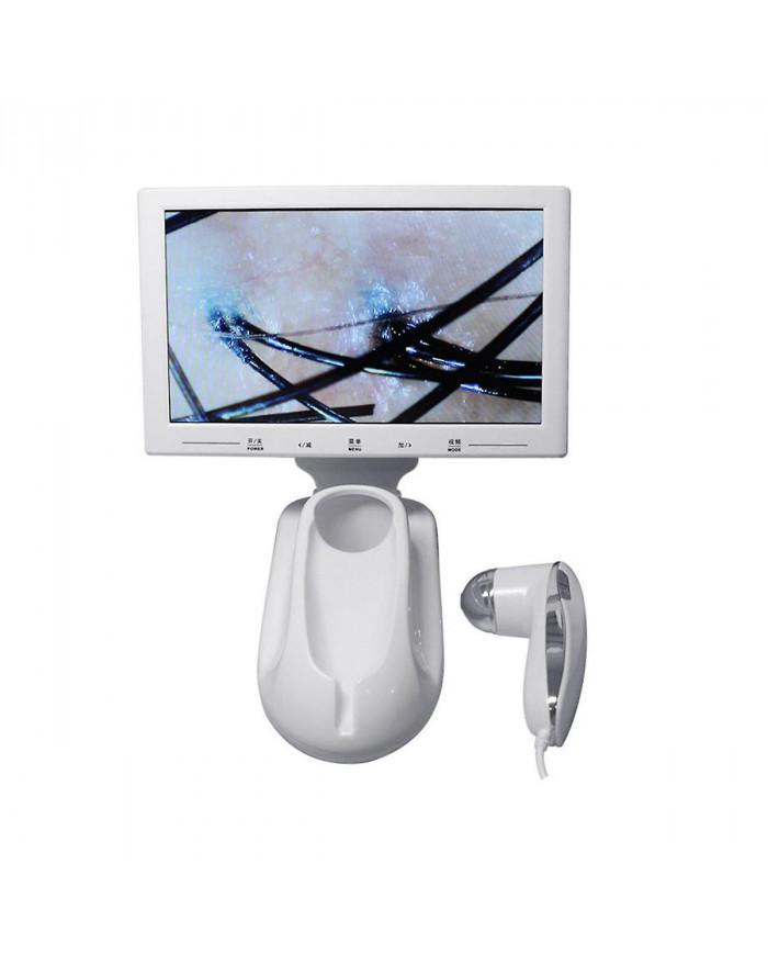 11 pouces Lcd écran peau cheveux cuir chevelu détecteur follicule pileux détecteur grossissant 200x test de microscope