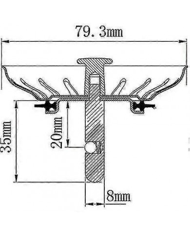Franke Panier de vidange d’évier manuel diamètre 80 mm Frankeaa