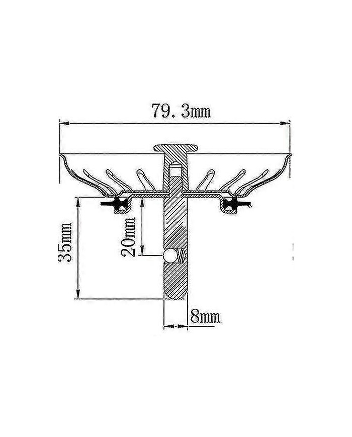 Franke Panier de vidange d’évier manuel diamètre 80 mm Frankeaa