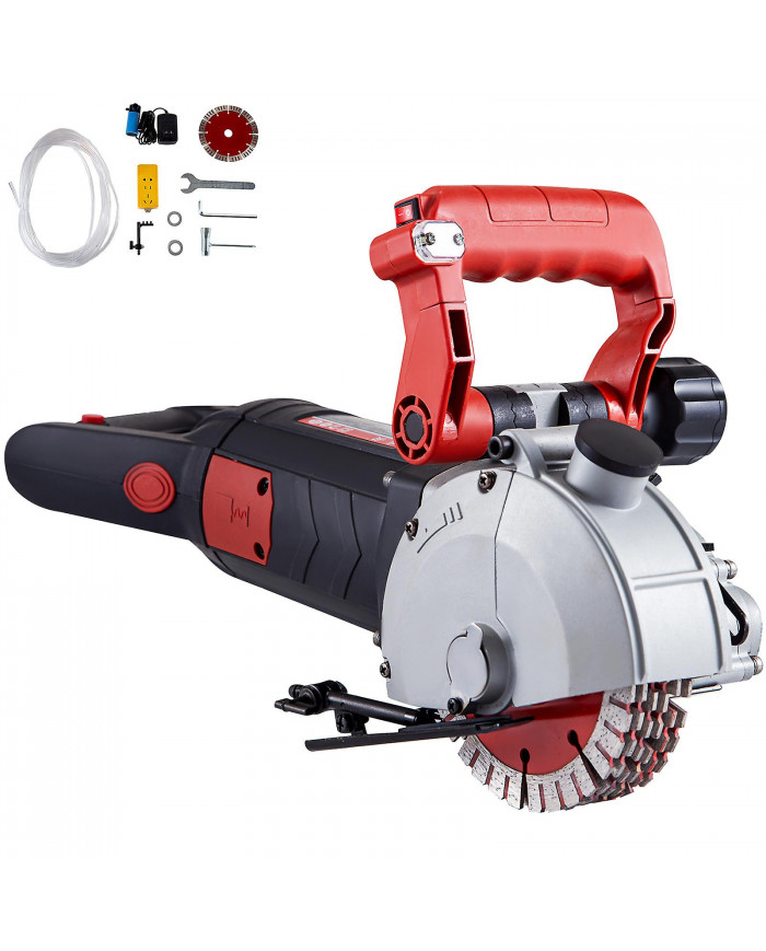 Machine de découpe de rainures murales Wall Chaser 4800W 42 mm 125 mm Lames de scie 8pcs