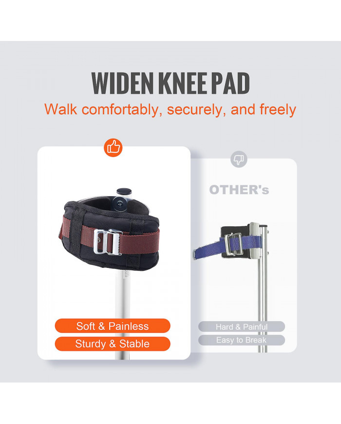 Échasses de cloisons sèches, échasses à outils en aluminium réglables de 18 '' à 30 '' pour la peinture de plaques [...]