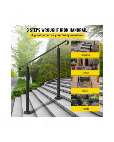 Rampe d’escalier en fer forgé Fit 3 Step