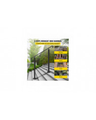 Rampe d’escalier en fer forgé Fit 3 Step