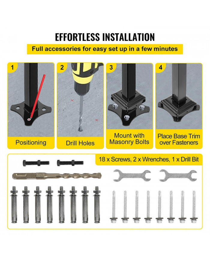 Rampe d’escalier en fer forgé Fit 3 Step