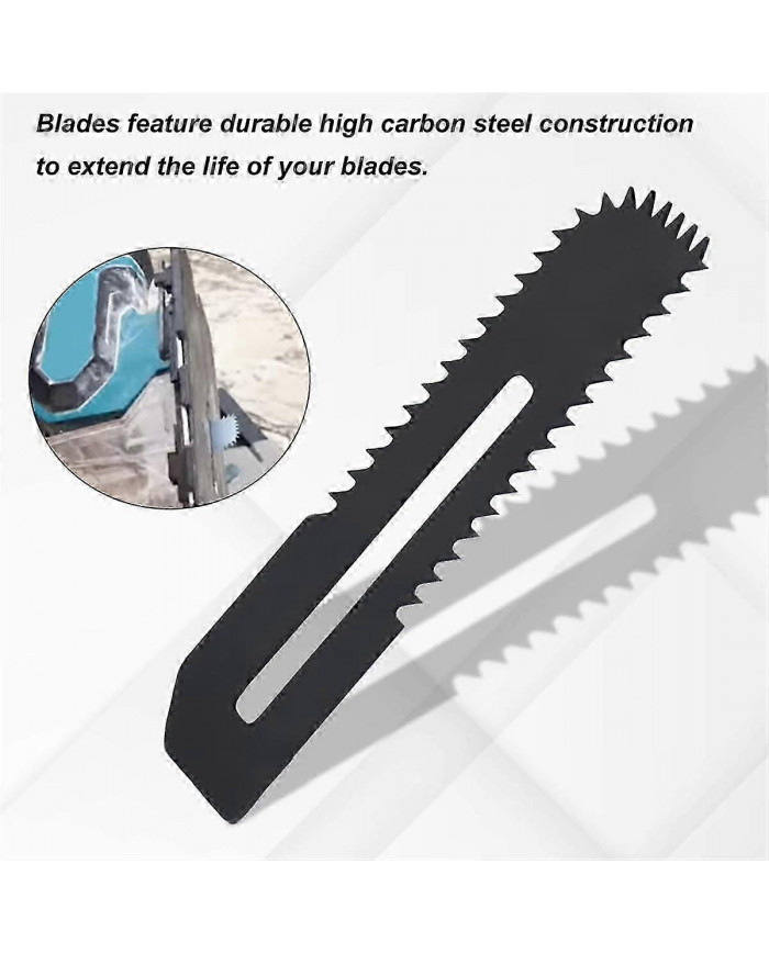 6-Pack Drywall Cut-Out Saw Blades for Cordless Cut-Out Saw, Cuts Drywall Up to 1-3/16Inch Thick (Depth Markings)