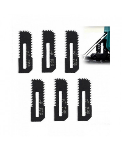 6-Pack Drywall Cut-Out Saw Blades for Cordless Cut-Out Saw, Cuts Drywall Up to 1-3/16Inch Thick (Depth Markings)