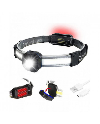 Headlamp Headlamp Taillight 10 Modes Lightweight Rechargeable 500 Lumen 90 Adjustable Headlamp Gobeam Waterproof [...]