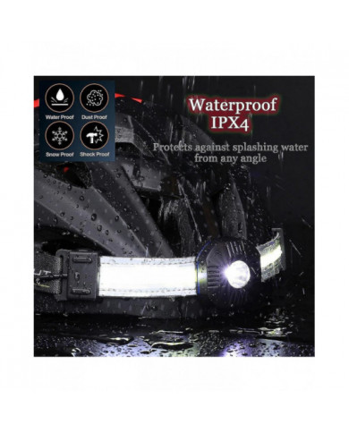 Headlamp Headlamp Taillight 10 Modes Lightweight Rechargeable 500 Lumen 90 Adjustable Headlamp Gobeam Waterproof [...]