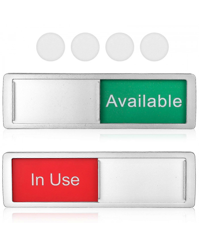 2 pcs Vacant Enseignes occupées Enseignes d’intimité disponibles ou en cours d’utilisation Enseigne Panneau [...]