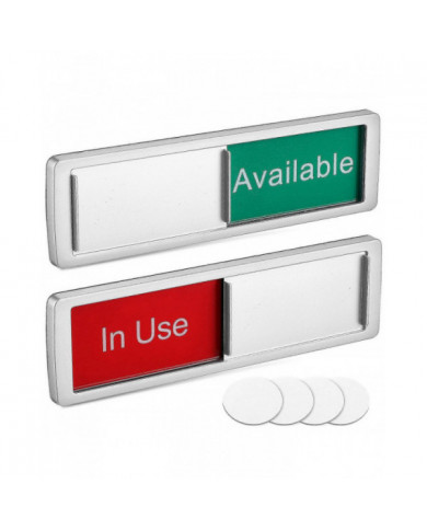 2 pcs Vacant Enseignes occupées Enseignes d’intimité disponibles ou en cours d’utilisation Enseigne Panneau [...]