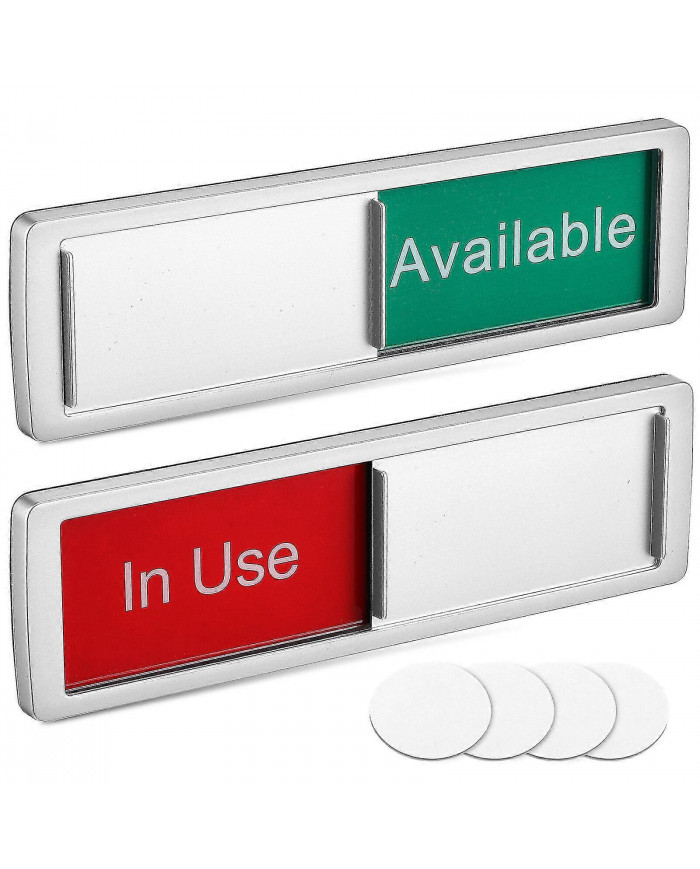 2 pcs Vacant Enseignes occupées Enseignes d’intimité disponibles ou en cours d’utilisation Enseigne Panneau [...]