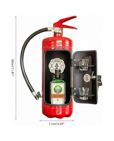 Extincteur Mini Bar pour Fireman Bar fait à la main, Extincteur Incendie Mini Bar Nouveauté Liquor Boîtes de [...]