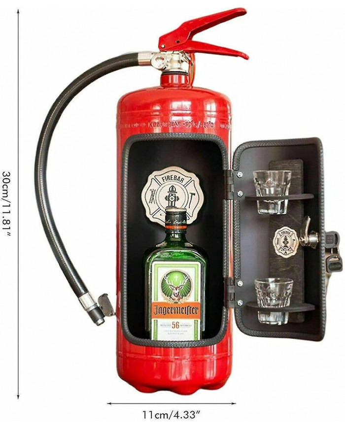 Extincteur Mini Bar pour Fireman Bar fait à la main, Extincteur Incendie Mini Bar Nouveauté Liquor Boîtes de [...]