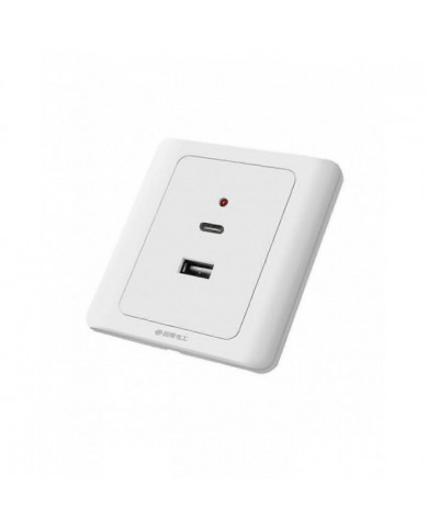 Prise USB Typec Chargeur mural USB Prise de charge avec ports USB