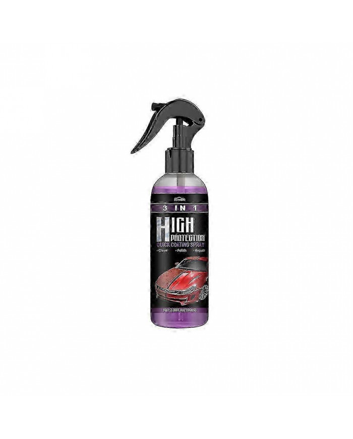 1-5x 3in1 High Protection Quick Car Coat Ceramic Coating Spray Hydrophobic 100ml