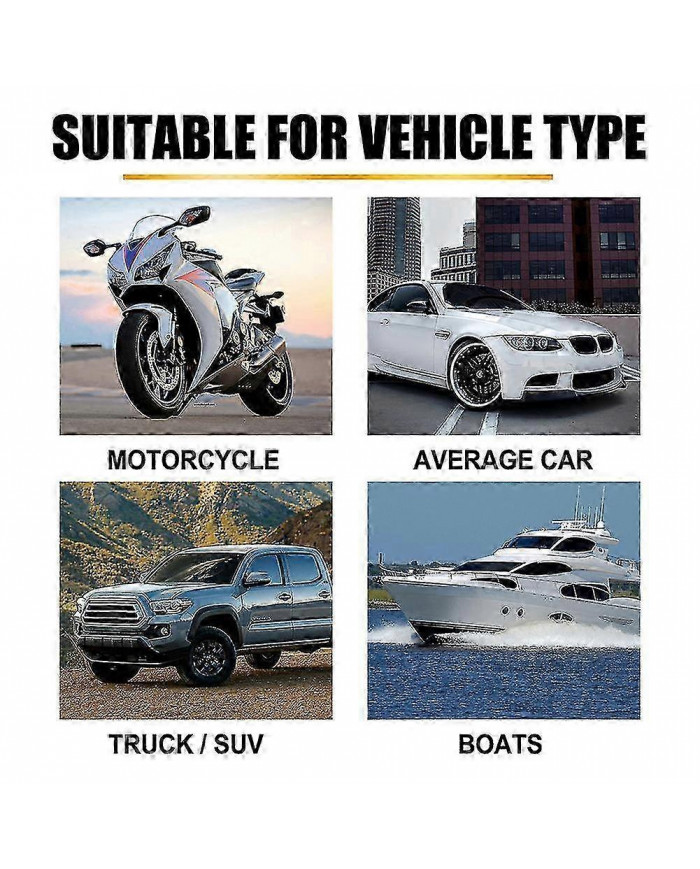 1-5x 3in1 High Protection Quick Car Coat Ceramic Coating Spray Hydrophobic 100ml