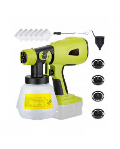 Remplacement du pulvérisateur de peinture sans fil pour Dewalt, batterie Ryobi 20v Max, pulvérisateur de peinture [...]