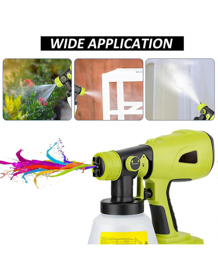 Remplacement du pulvérisateur de peinture sans fil pour Dewalt, batterie Ryobi 20v Max, pulvérisateur de peinture [...]