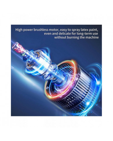 Remplacement du pulvérisateur de peinture sans fil pour Dewalt, batterie Ryobi 20v Max, pulvérisateur de peinture [...]