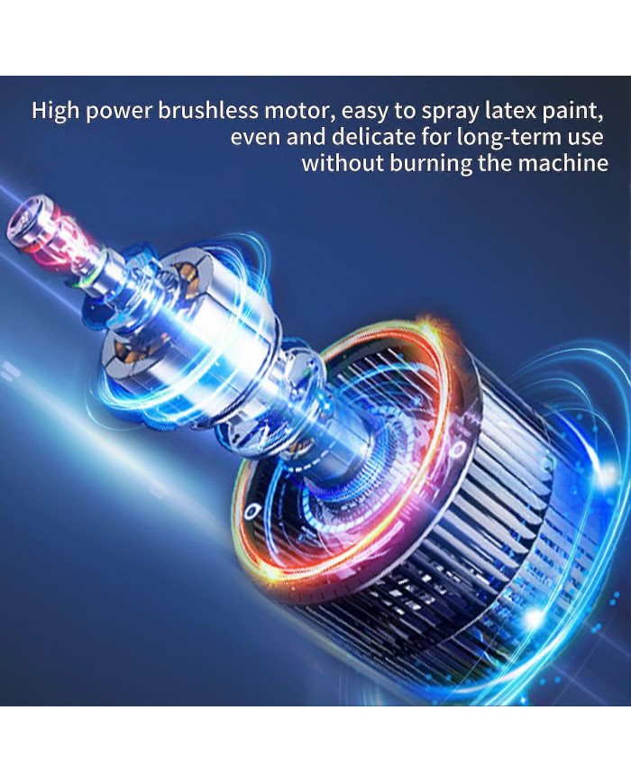 Remplacement du pulvérisateur de peinture sans fil pour Dewalt, batterie Ryobi 20v Max, pulvérisateur de peinture [...]