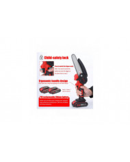 21V 6 pouces Portable Électrique Scies D’élagage Petit Bois Fendage Tronçonneuse Brosse Moteur Une Main Woodwo