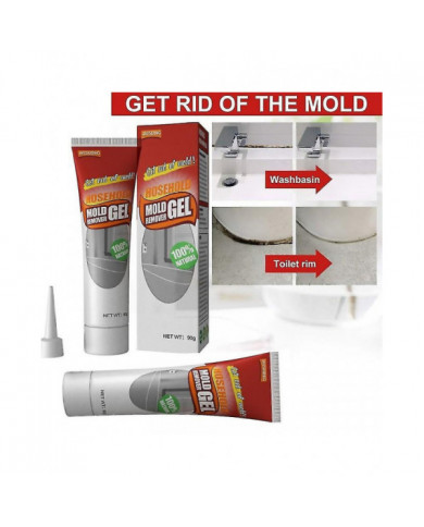 2x Gel Dissolvant De Moisissure Pour Anneau En Caoutchouc De Machine À Laver, Bande D’étanchéité De Réfrigérateur, [...]