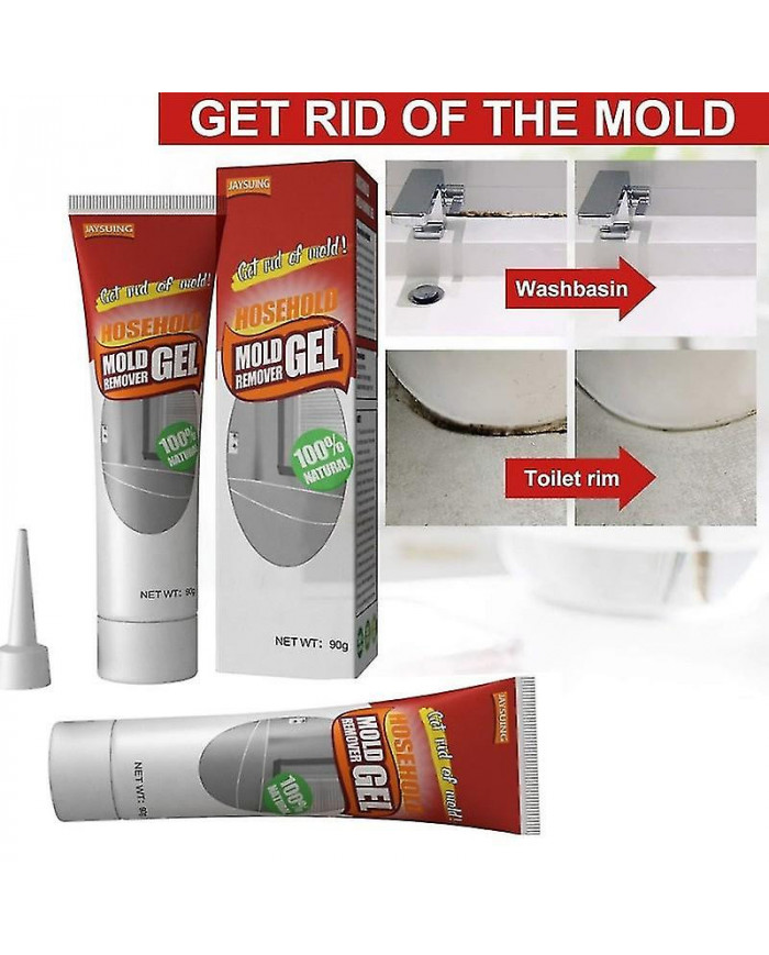 2x Gel Dissolvant De Moisissure Pour Anneau En Caoutchouc De Machine À Laver, Bande D’étanchéité De Réfrigérateur, [...]