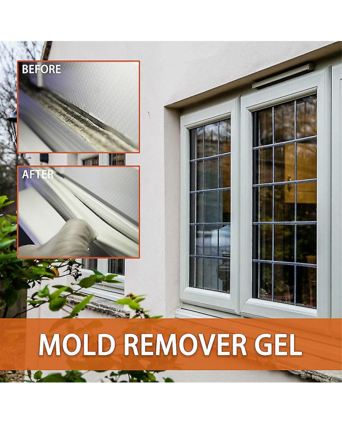 2x Gel Dissolvant De Moisissure Pour Anneau En Caoutchouc De Machine À Laver, Bande D’étanchéité De Réfrigérateur, [...]