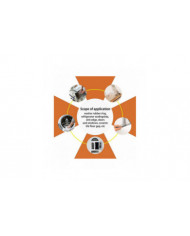 2x Gel Dissolvant De Moisissure Pour Anneau En Caoutchouc De Machine À Laver, Bande D’étanchéité De Réfrigérateur, [...]