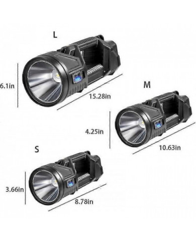 Nouveau allemand 1000000 Lumens Spot étanche Lumières Portable Grand Projecteur
