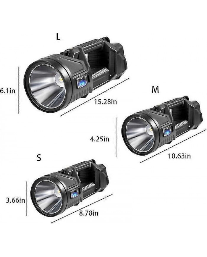 Nouveau allemand 1000000 Lumens Spot étanche Lumières Portable Grand Projecteur
