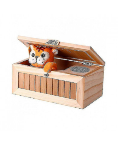 Boîte en bois inutile - Laissez-moi tranquille, la machine la plus inutile, ne touchez pas