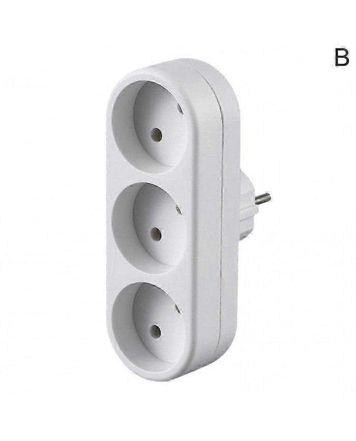 EU Ground Wall Socket Adapter Plug Extension Power Outlet Converter 3500W