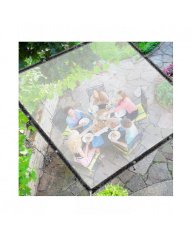100% Nouveau, bâche transparente imperméable à l’eau w / œillets Heavy Duty Pvc Patio Plant Cover