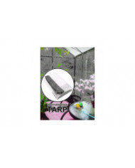 100% Nouveau, bâche transparente imperméable à l’eau w / œillets Heavy Duty Pvc Patio Plant Cover