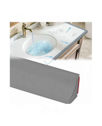 Barrière d’eau de seuil de douche de 2 m, barrage d’eau de sol de salle de bain de salle de bain, bande [...]