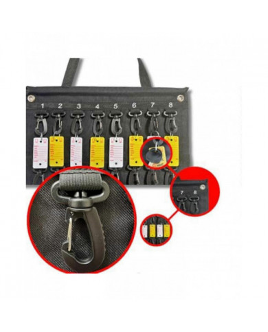 Boîte de rangement polyvalente pour clés enroulables, boîte de rangement portable résistante aux intempéries, peut [...]