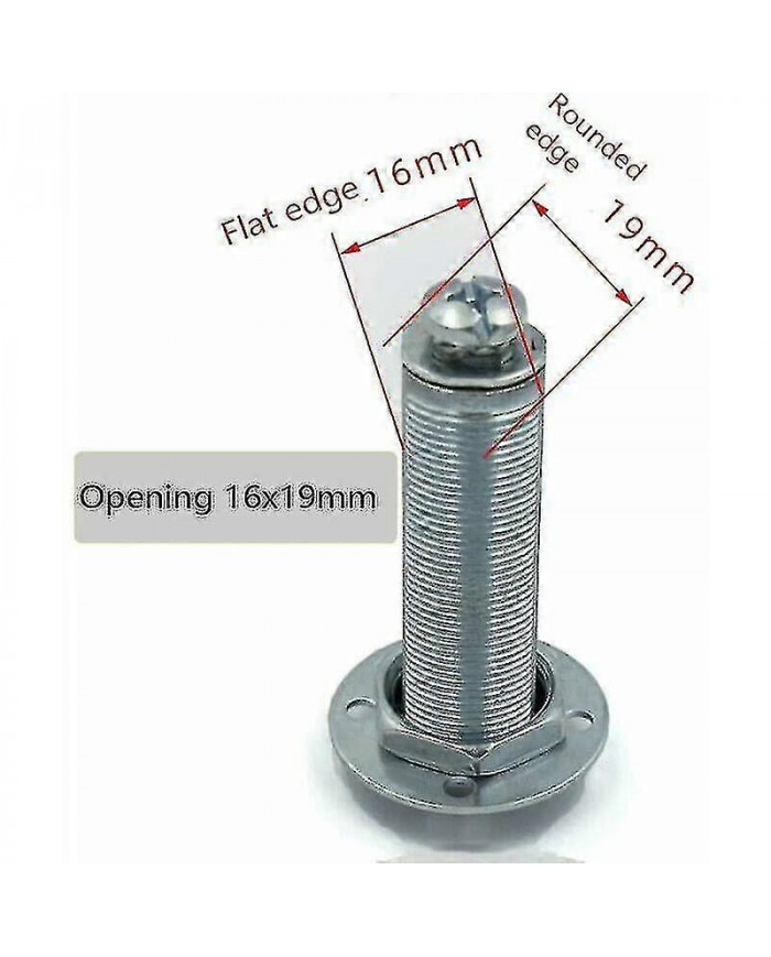 Serrure à came extra longue avec code clé 8025 2 RV Serrure résistante aux intempéries
