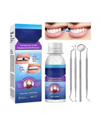 Kit de réparation dentaire, kit de remplacement temporaire des dents, réparation des remplacements de dents [...]