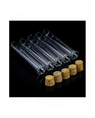 30pcs 25ml Tubes à essai en verre, tubes à essai plats clairs de 20100mm avec bouchons de liège pour les [...]