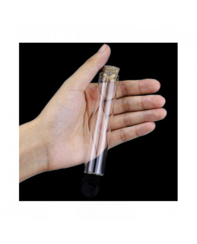 30pcs 25ml Tubes à essai en verre, tubes à essai plats clairs de 20100mm avec bouchons de liège pour les [...]
