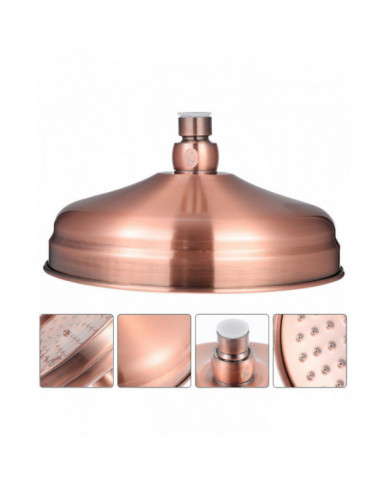 Jets de bain Rainforest Pommeau de douche Plafond Pulvérisateur Pommeau de douche en cuivre Pommeau de douche antique