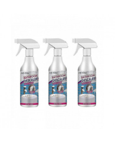 3pcs Bathroom Cleaner Bathroom Sink Toilet Derusting Cleaning Decontamination Descaling Multi-purpose Cleaner
