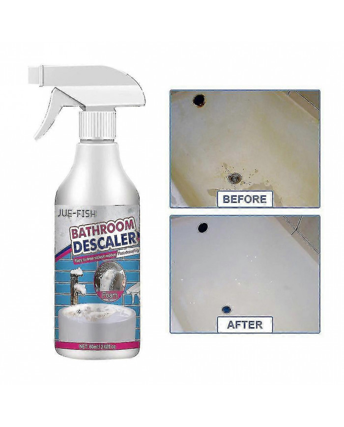 3pcs Bathroom Cleaner Bathroom Sink Toilet Derusting Cleaning Decontamination Descaling Multi-purpose Cleaner