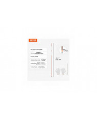 Marqueurs d’allée, 50 PCS 48 pouces, 0,4 pouce de diamètre, poteaux en fibre de verre orange piquets à neige avec [...]