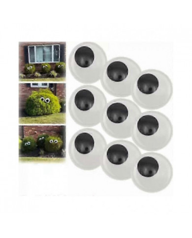 Yeux d’Halloween pour les buissons, Grands yeux de goog pour les buissons, Grands yeux de goog pour les buissons