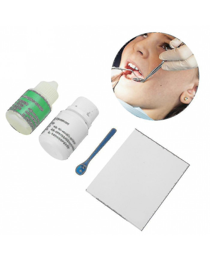 15ml Ciment Polycarboxylate de Zinc Liquide 30g Poudre de Ciment Polycarboxylate de Zinc -gt - MXBC